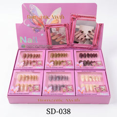 Romantic Myth Bow Press-On Gel Nails