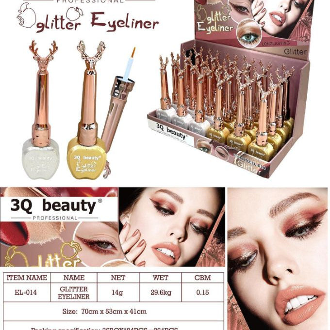 3Q Beauty Professional Glitter Eyeliner