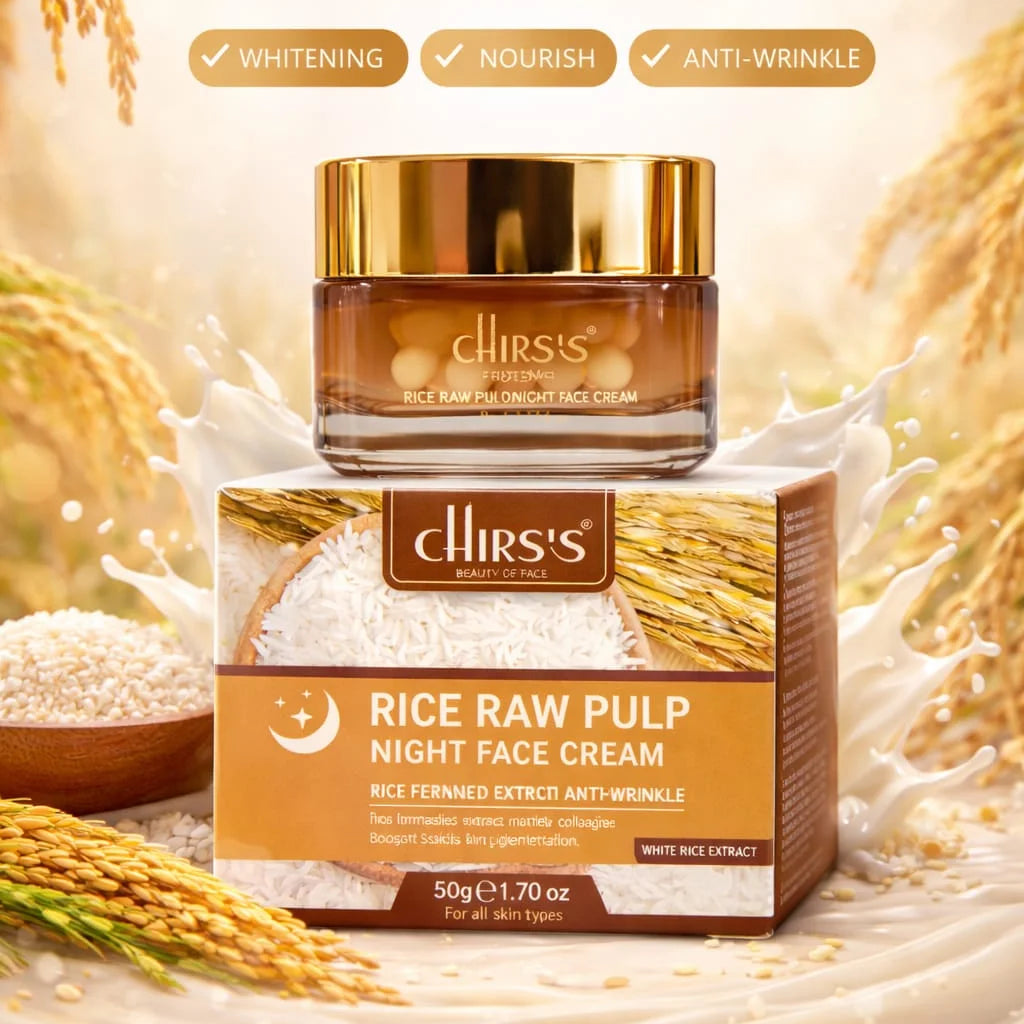Chirs's  Rice Raw Pulp Night Face Cream - 50g