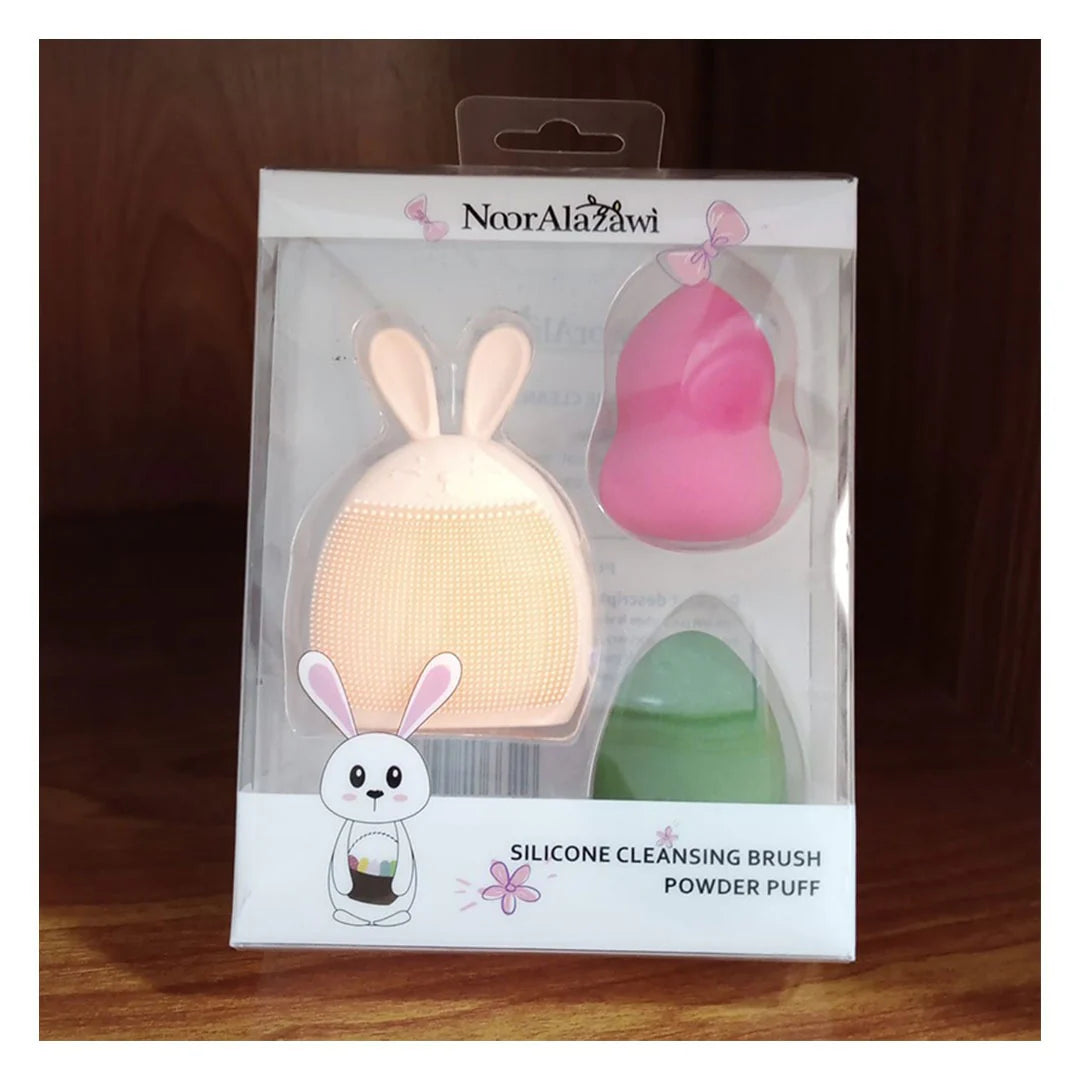 Noor Alazawi Silicone Cleansing Brush Powder Puff