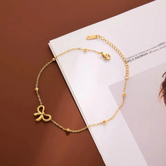 Stainless Steel Bow Bracelet