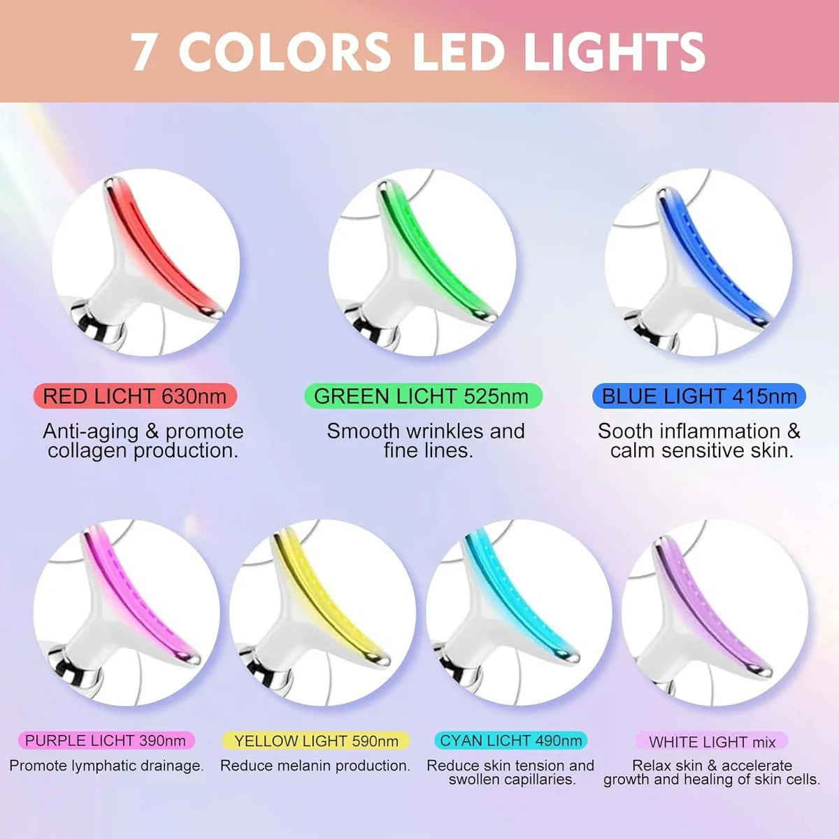 Anti-Aging Neck & Face Massager | Intense Pulsed Light Wrinkle Reducing Instrument - ES 1081