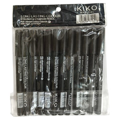 KIKO Magical Eyeliner & Eyebrow Pencil - 12Pcs Pack