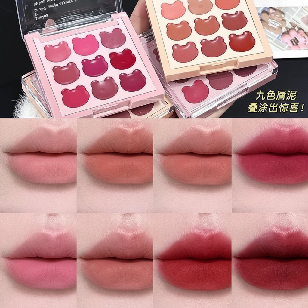 Artskin Nine Colours Lipstick Palette