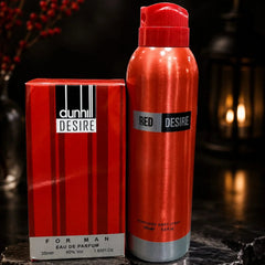 Dunhill Desire Perfume & Red Desire Body Spray Set - Pack of 2