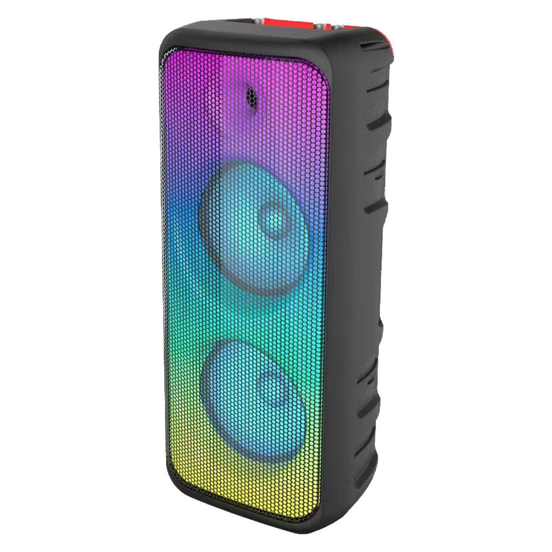 Xtreme Festival 8020 Rechargeable Mobile Bluetooth with 8" x 2 Speaker, Wireless Mic and Remote