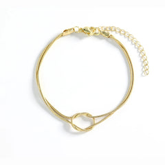 stainless steel  Dainty Knot Bracelet - Each