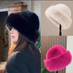 Fluffy Bucket Hat (Random Colour)
