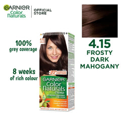 Garnier - Color Naturals Hair Colors - 4.15 Frosty Dark Mahogany