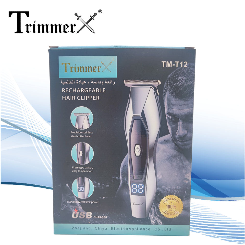 Trimmer X TM‑T12 Professional Hair Clipper