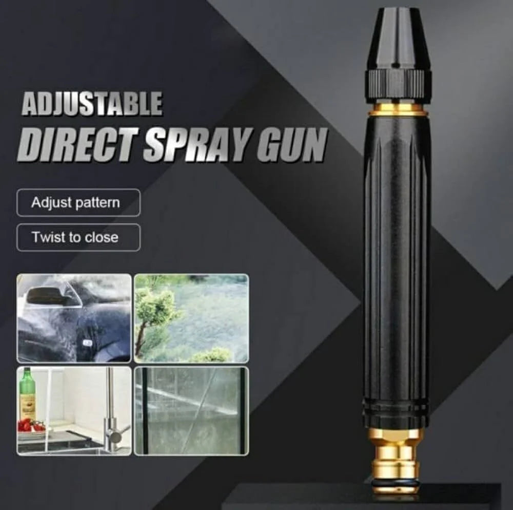 High-pressure Metal Brass Adjustable Nozzle Water Spray Gun