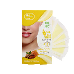 Sweet Face Almond & Honey Face Wax Strips- 20 Strips
