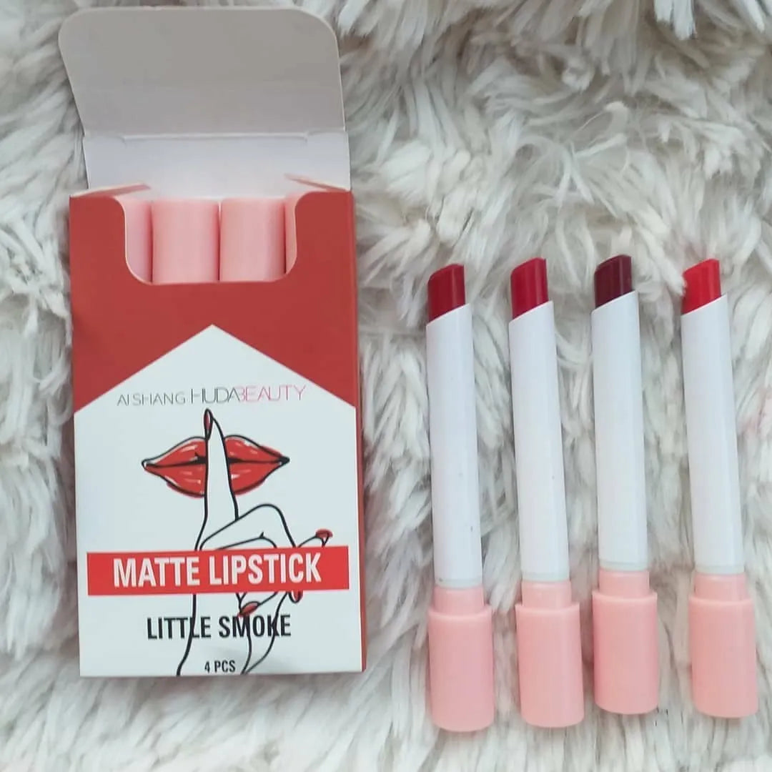 Huda Beauty Lipsticks Set - 4 Pcs