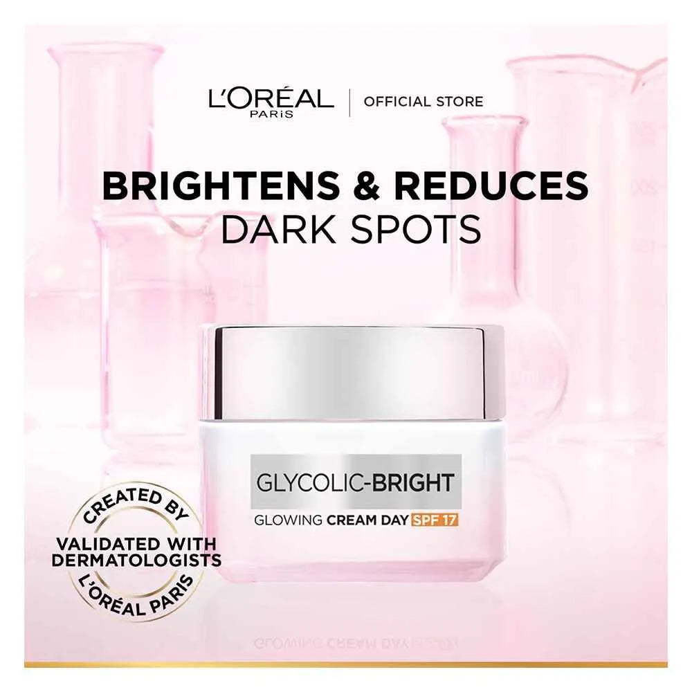 L’Oréal Paris Glycolic Bright Glowing Day Cream SPF17 – 50ml