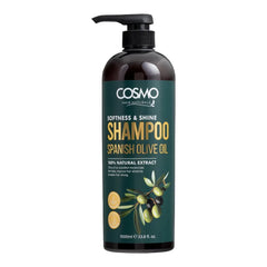 Cosmo Softness & Shine Spanish Olive Oil Shampoo - 1000ml