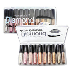10 Pcs Heng Fang Glitter Metallic Liquid Eyeshadow