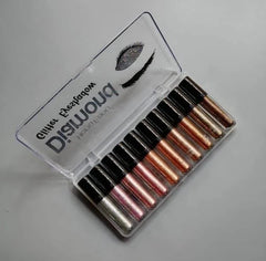 10 Pcs Heng Fang Glitter Metallic Liquid Eyeshadow