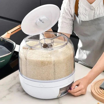 6 Grid Round Cereal Dispenser