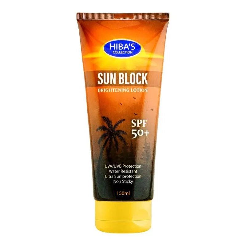 Hiba's Collection Brightening Lotion Sun Block SPF 50+ - 150ml