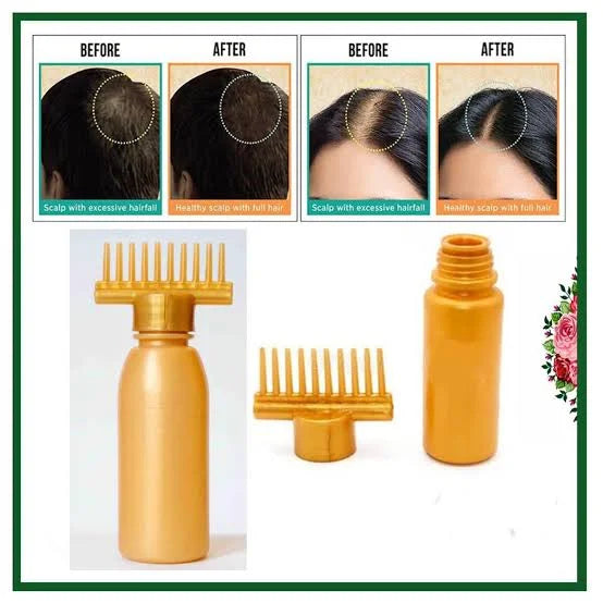 Hair Oil Applicator Bottle – Root Oiling Comb Bottle