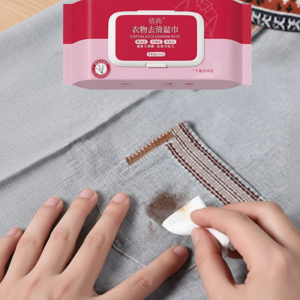 Qianhui Clothing Stain Wipes - 80 Pcs
