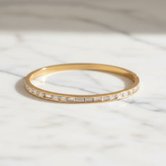 Zircon Gold Color Bangle - Each