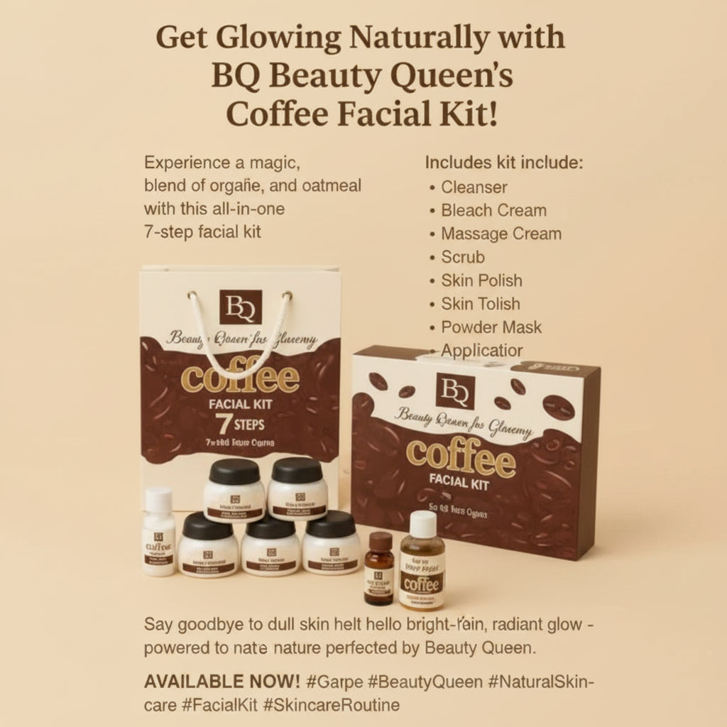 7-in-1 Beauty Queen Korean Coffee Facial Kit