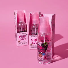 Kiss Beauty Pink Love Makeup Fix Spray