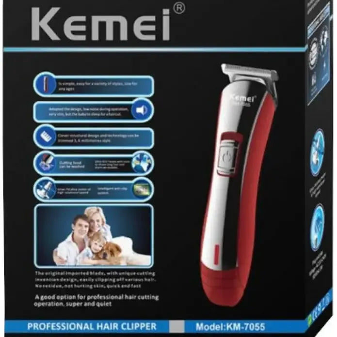 Kemei KM-7055 Professional Rechargeable Trimmer