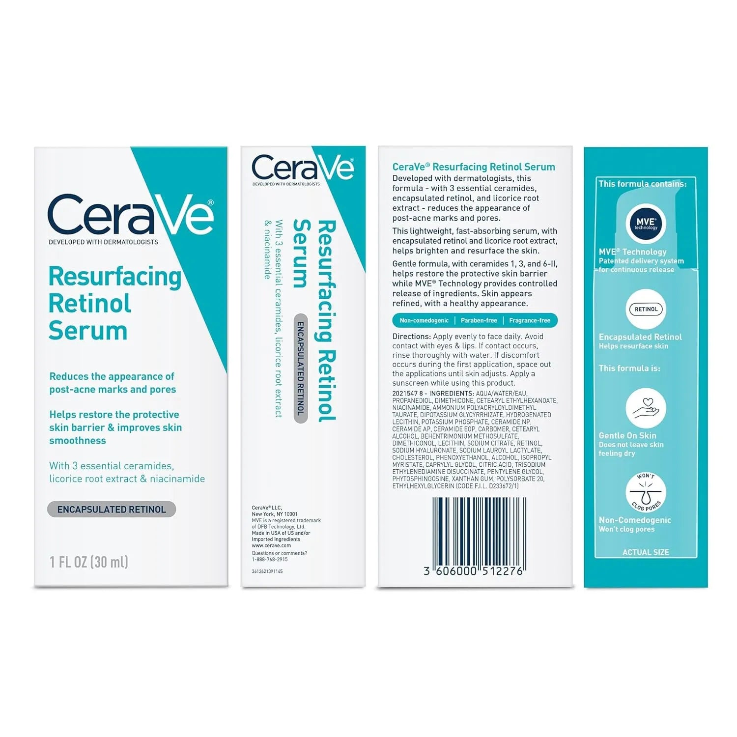 CeraVe Resurfacing Retinol Serum – 30ml