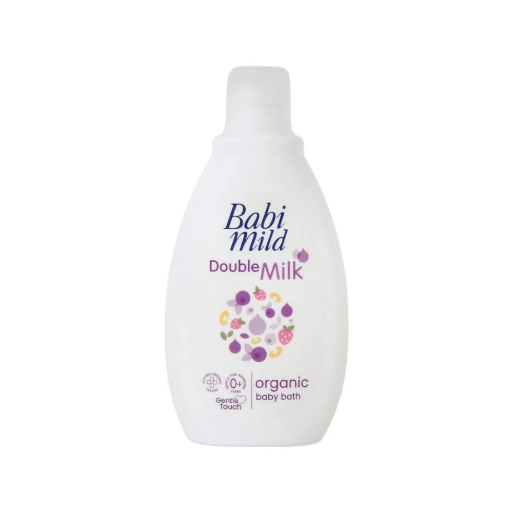 Babi Mild Double Milk Organic Baby Bath Wash - 380ml