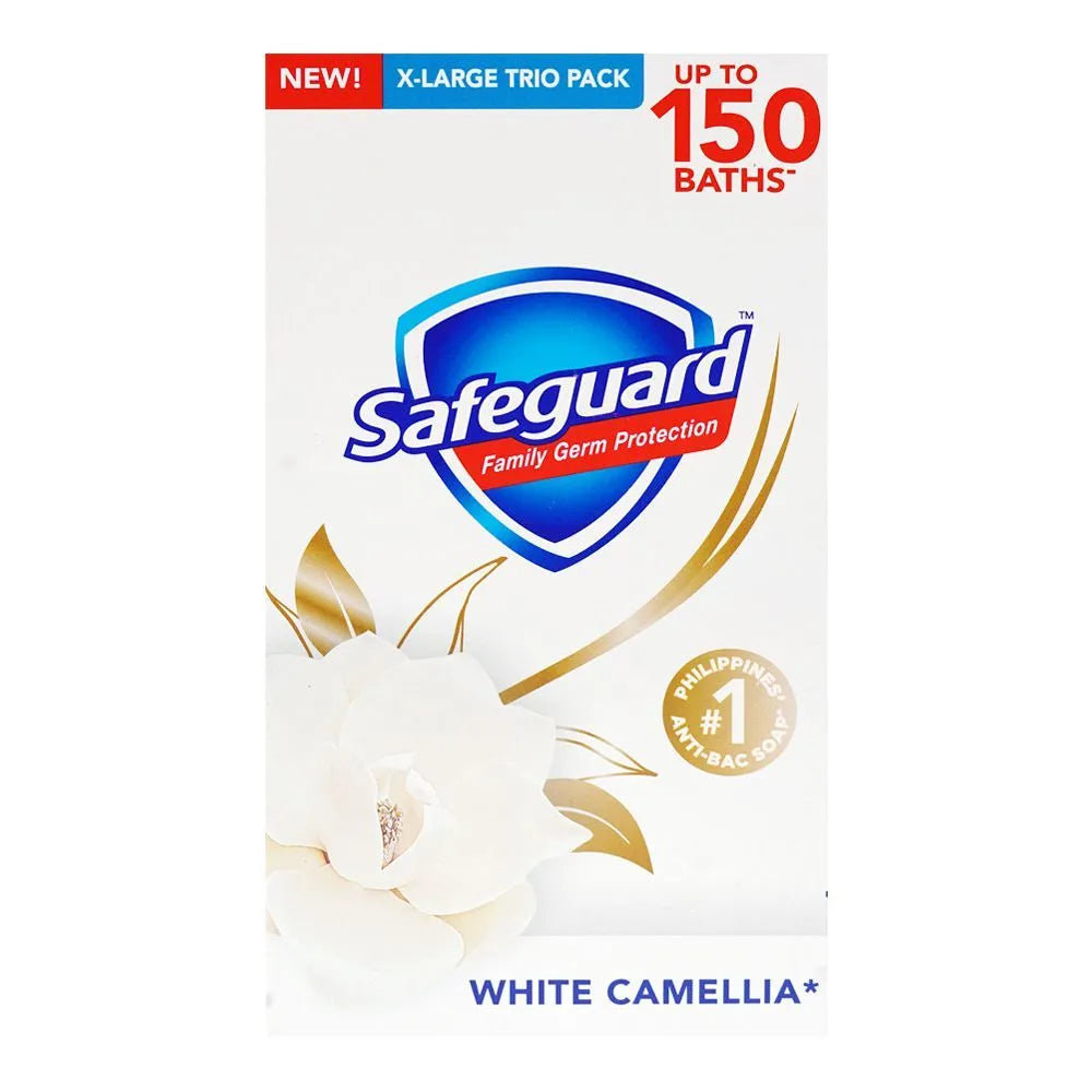 Safeguard White Camellia Soap - 3 X 160g
