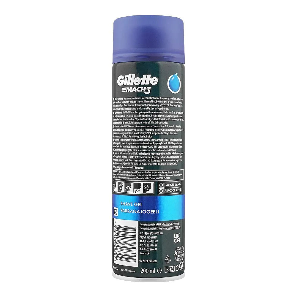Gillette Mach-3 Extra Comfort Shave Gel - 200g