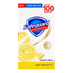 Safeguard Lemon Fresh With Vitamin C Soap - 3 X 115g