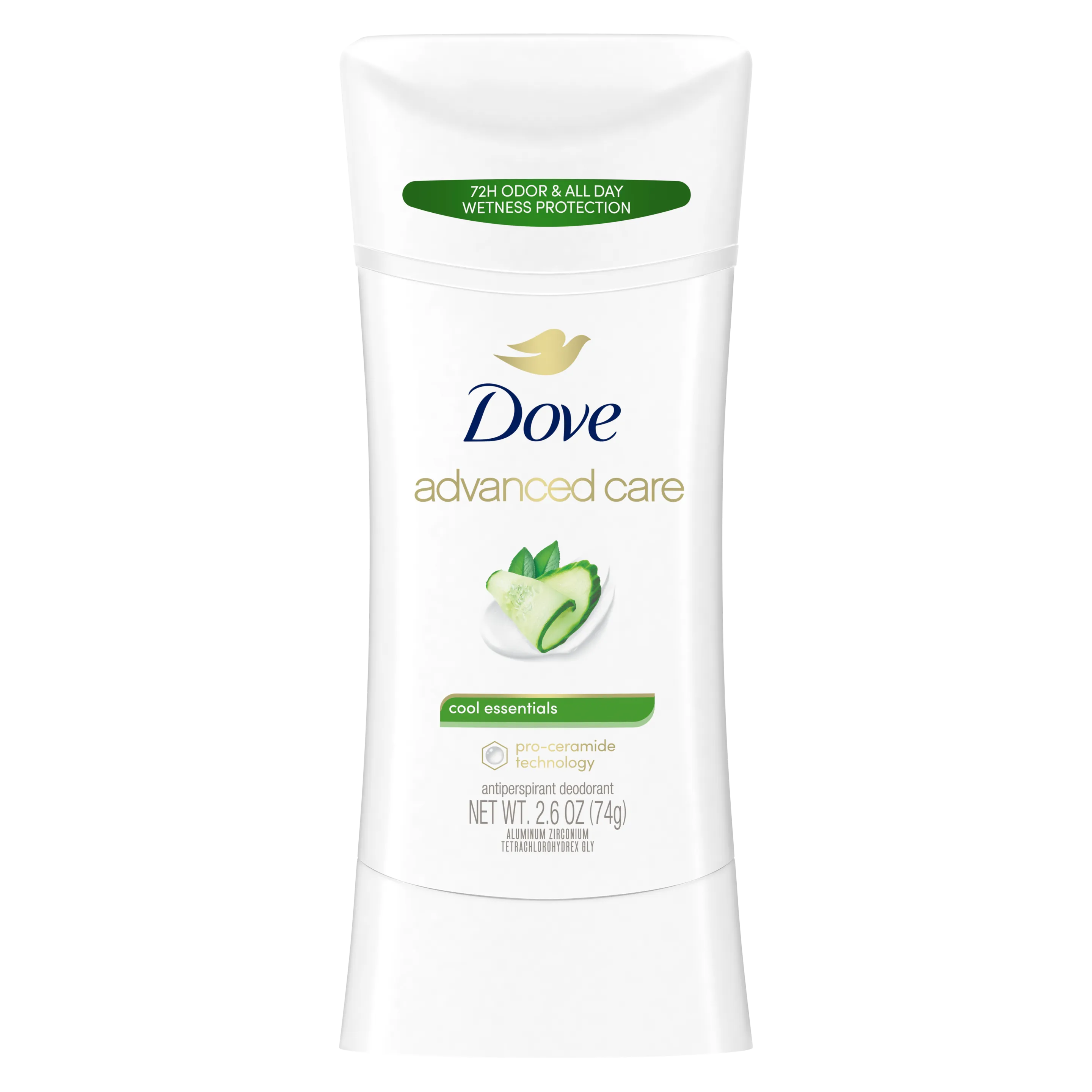 Dove Advanced Care Cool Essentials Antiperspirant Deodorant Stick 74g
