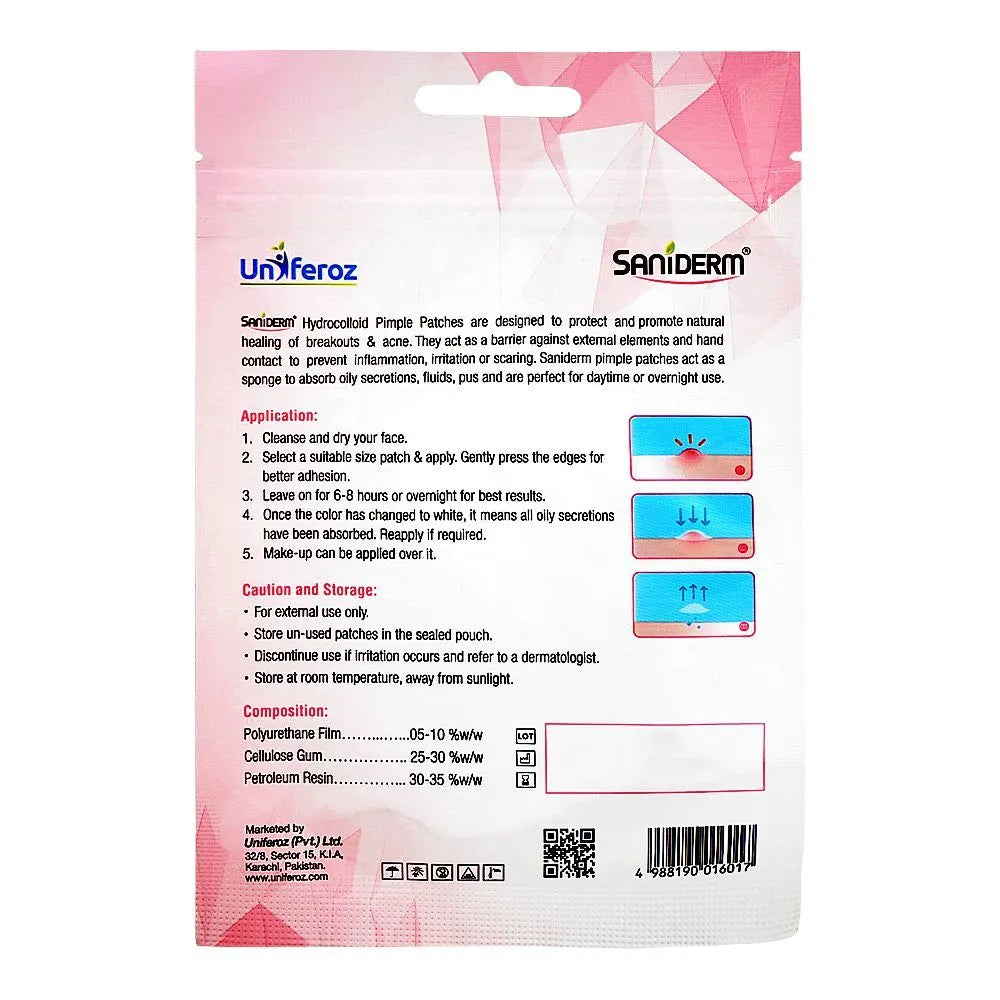 Saniderm Pimple Patches -  24-Pack