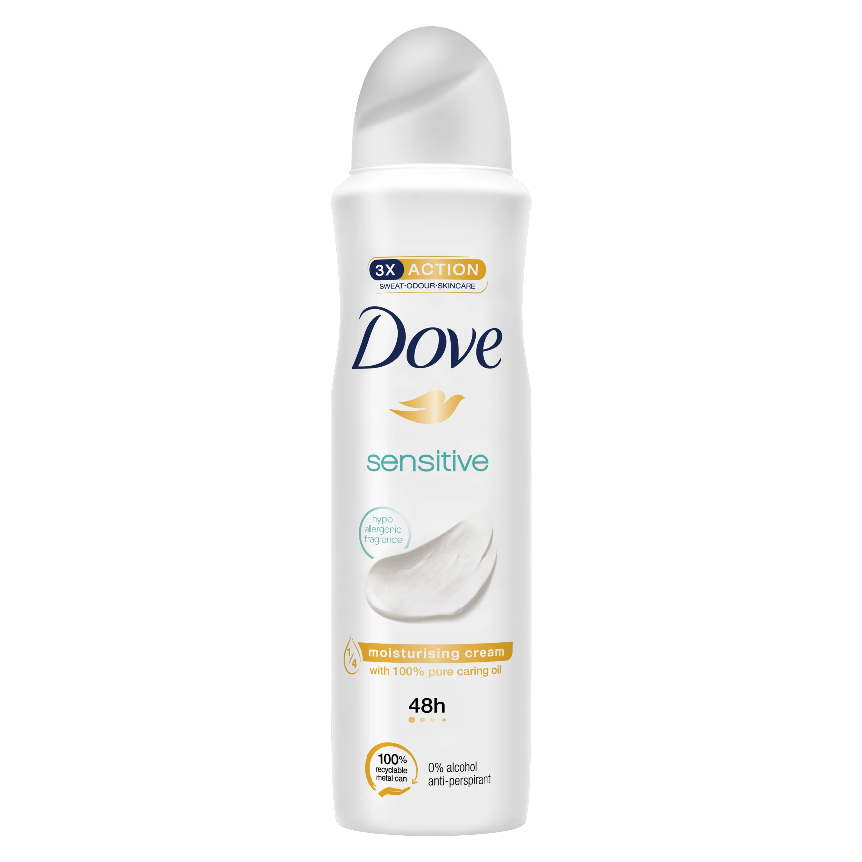 Dove Sensitive Anti-Perspirant Deodorant - 150ml