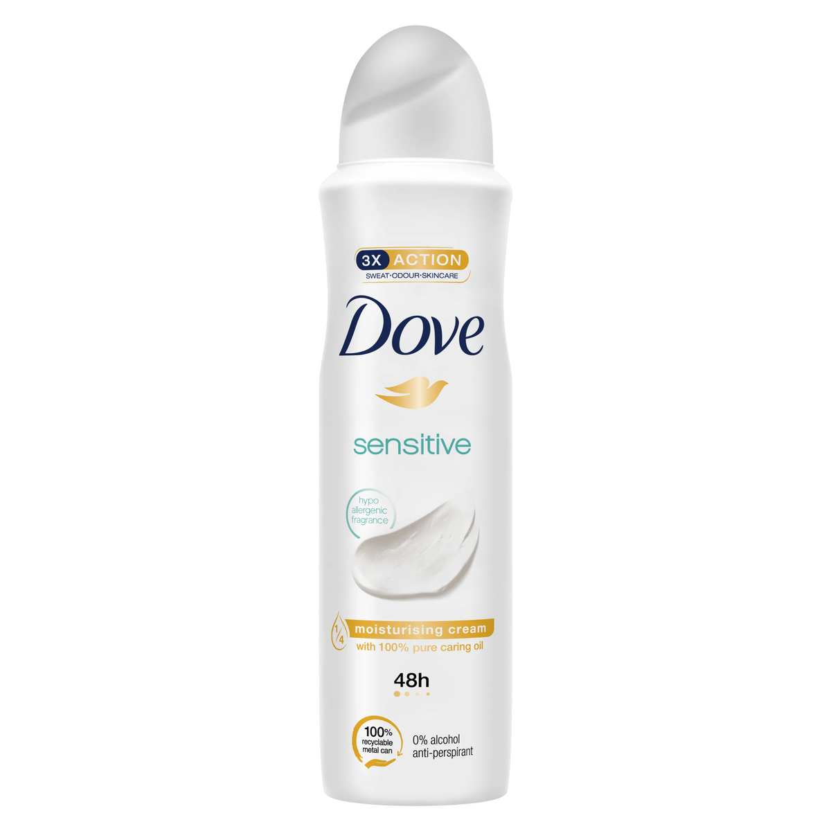 Dove Sensitive Anti-Perspirant Deodorant - 150ml