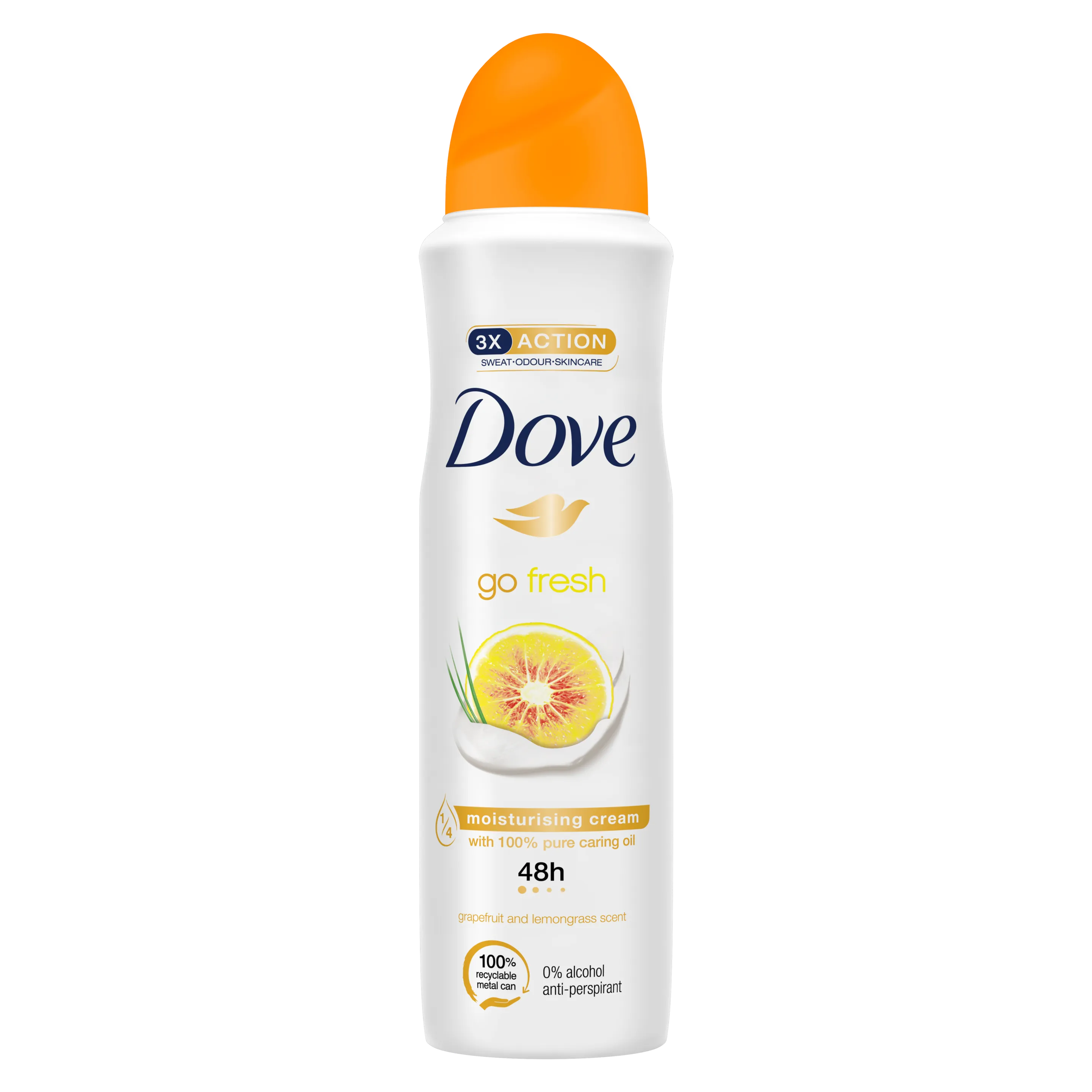 Dove Go Fresh Grapefruit & Lemongrass Deodorant (150ml)