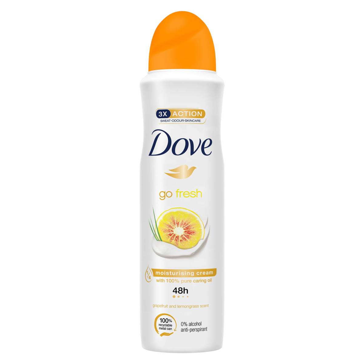 Dove Go Fresh Grapefruit & Lemongrass Deodorant (150ml)