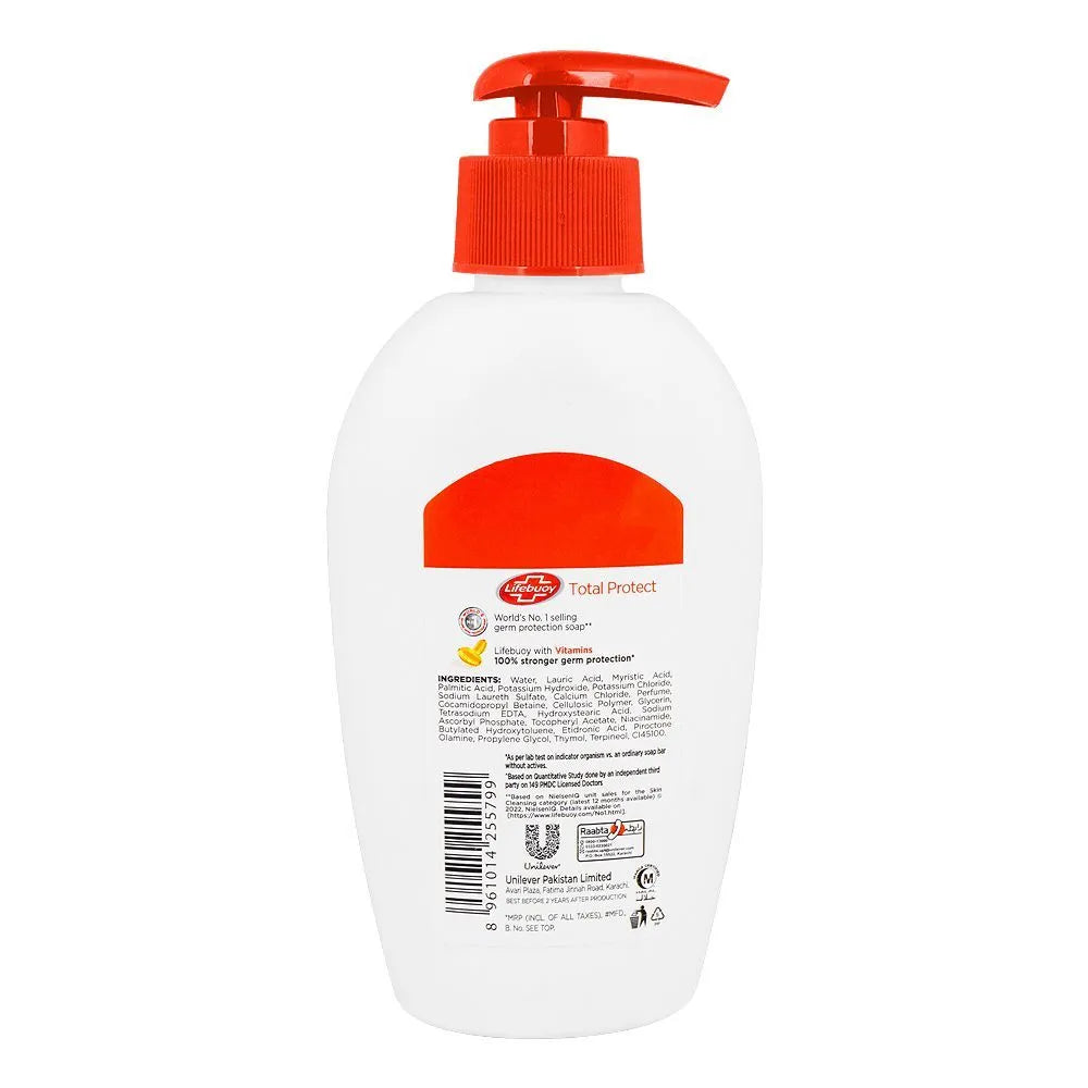 Lifebuoy Total Protect With Vitamin Hand Wash - 200ml
