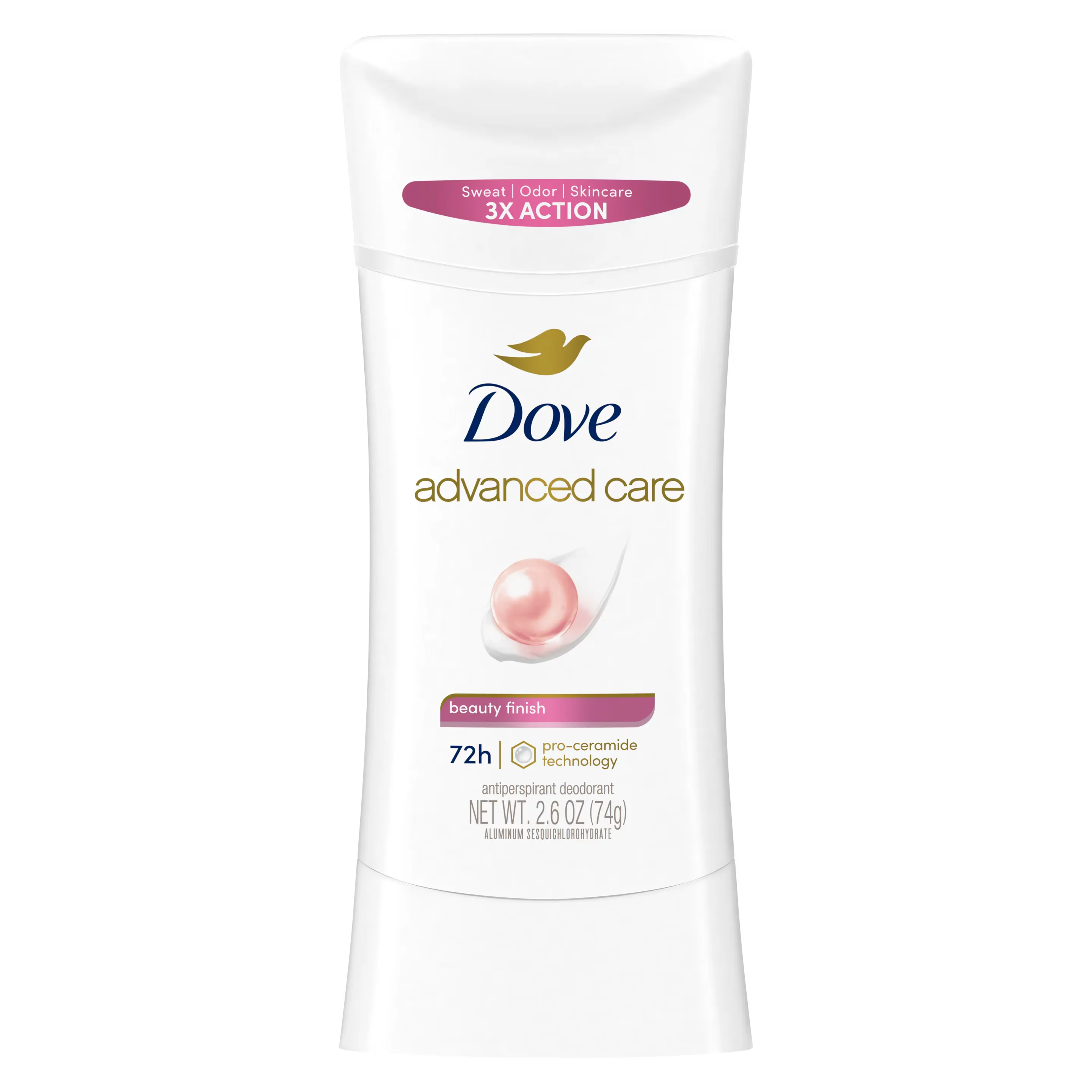 Dove Advanced Care Beauty Finish Antiperspirant Deodorant Stick 74g