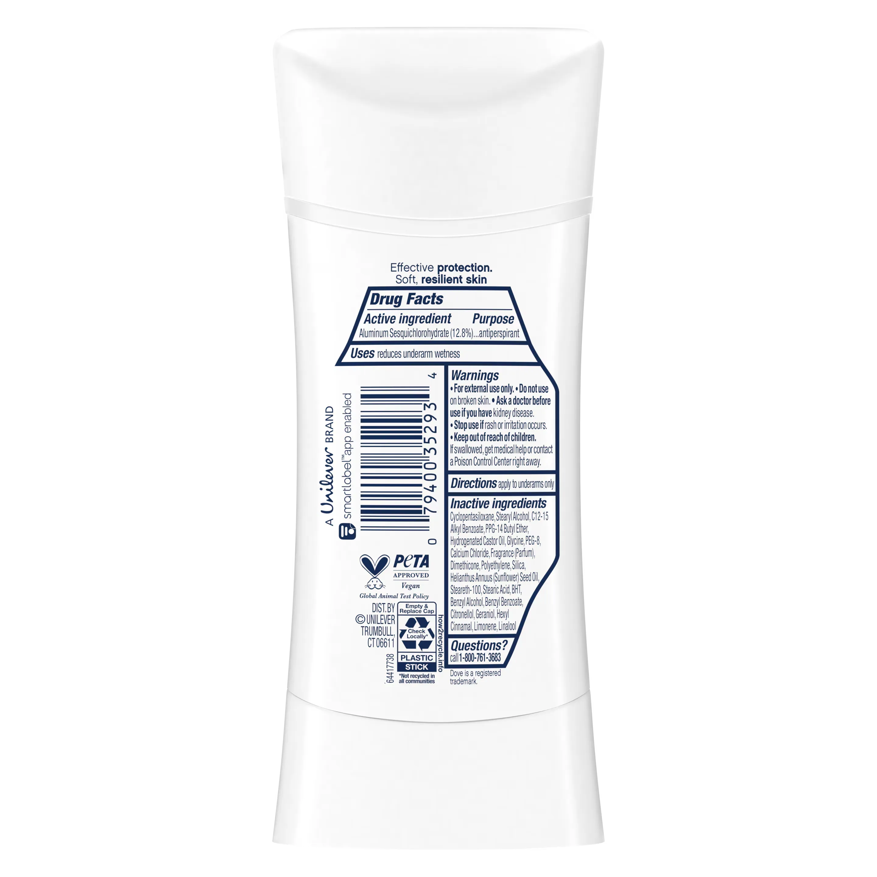 Dove Advanced Care Beauty Finish Antiperspirant Deodorant Stick 74g