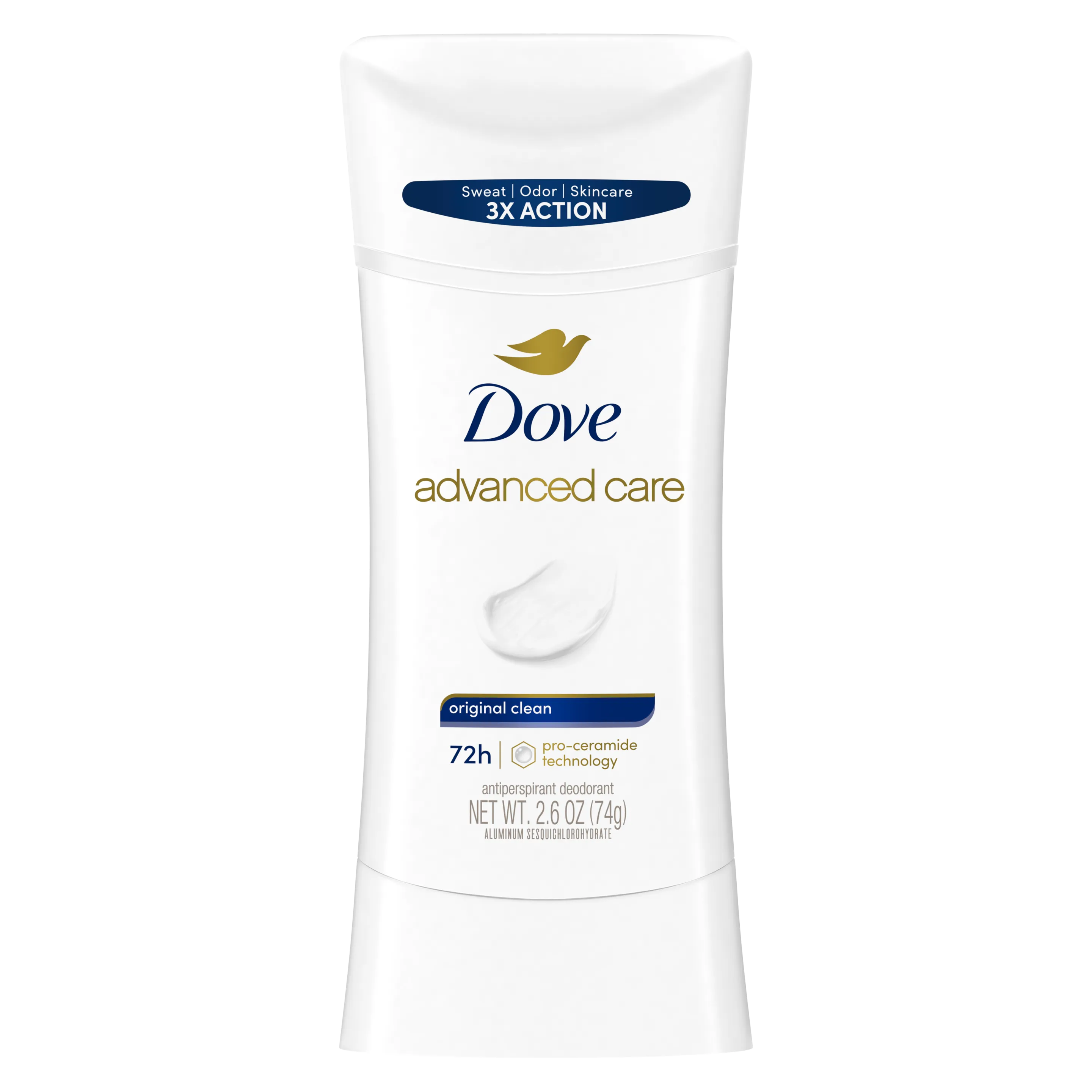 Dove Advanced Care Original Clean Antiperspirant Deodorant Stick 74g