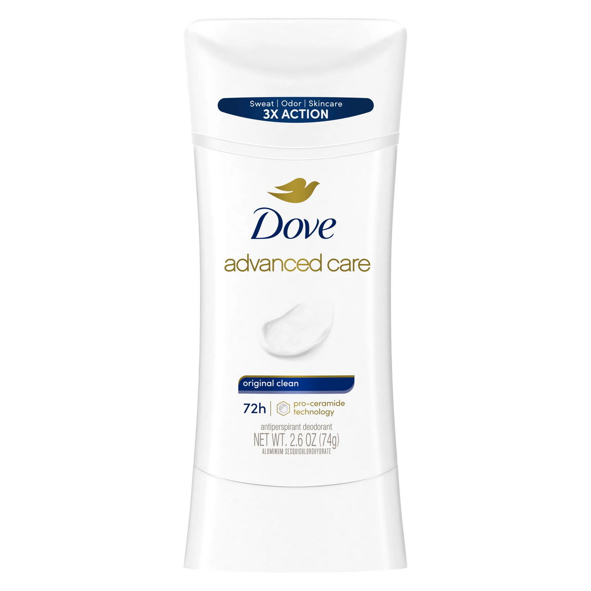 Dove Advanced Care Original Clean Antiperspirant Deodorant Stick 74g