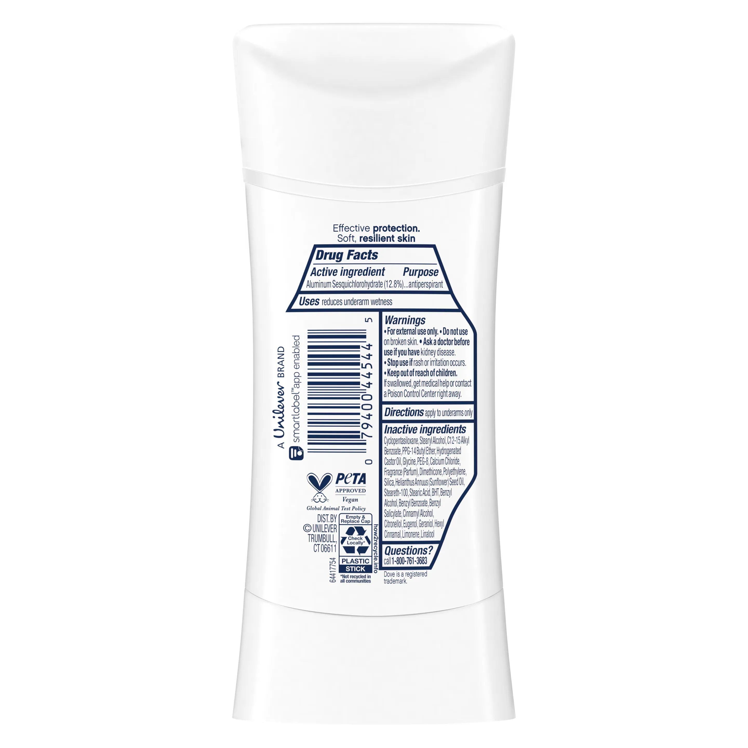 Dove Advanced Care Original Clean Antiperspirant Deodorant Stick 74g