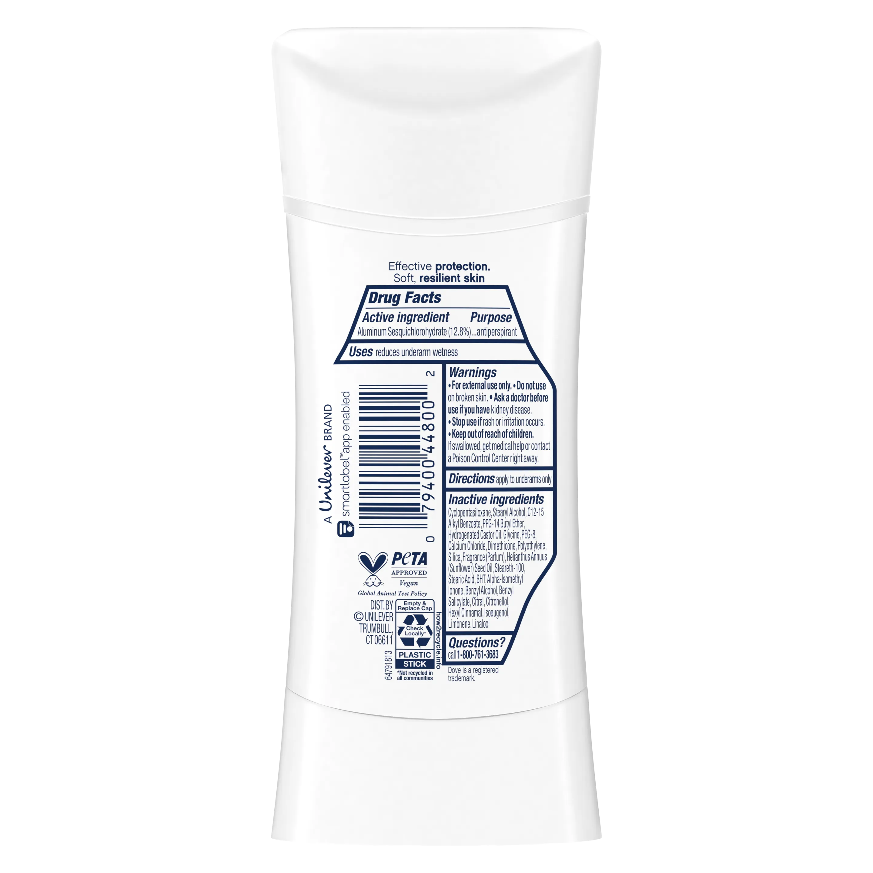 Dove Advanced Care Rose Petals Antiperspirant Deodorant Stick 74g