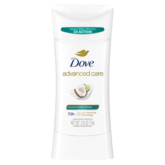 Dove Advanced Care Coconut Water & Lime Antiperspirant Stick 74g