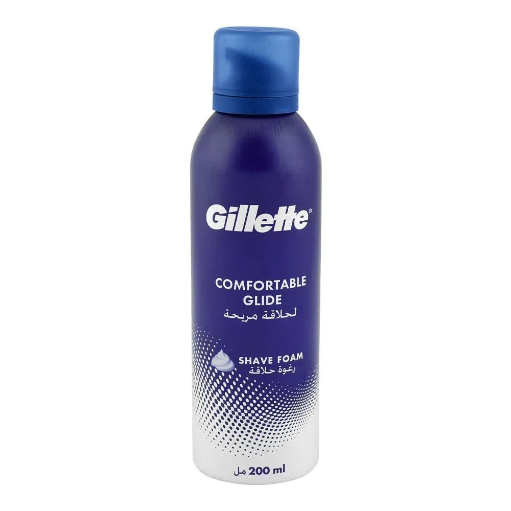 Gillette Comfortable Glide Shave Foam - 200g