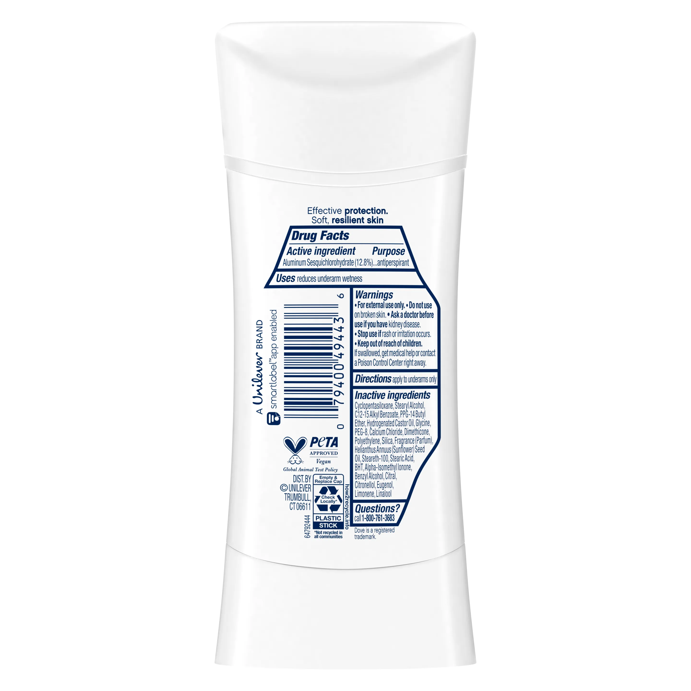 Dove Advanced Care Passion Fruit & Lemongrass Antiperspirant Stick 74g